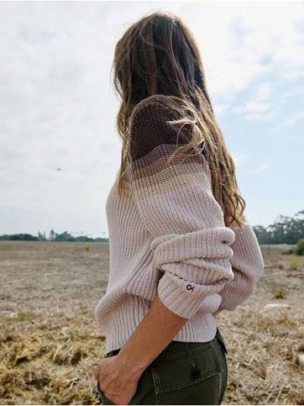 Outerknown Women’s Colorblock Crewneck Sweater — image 2 of 8